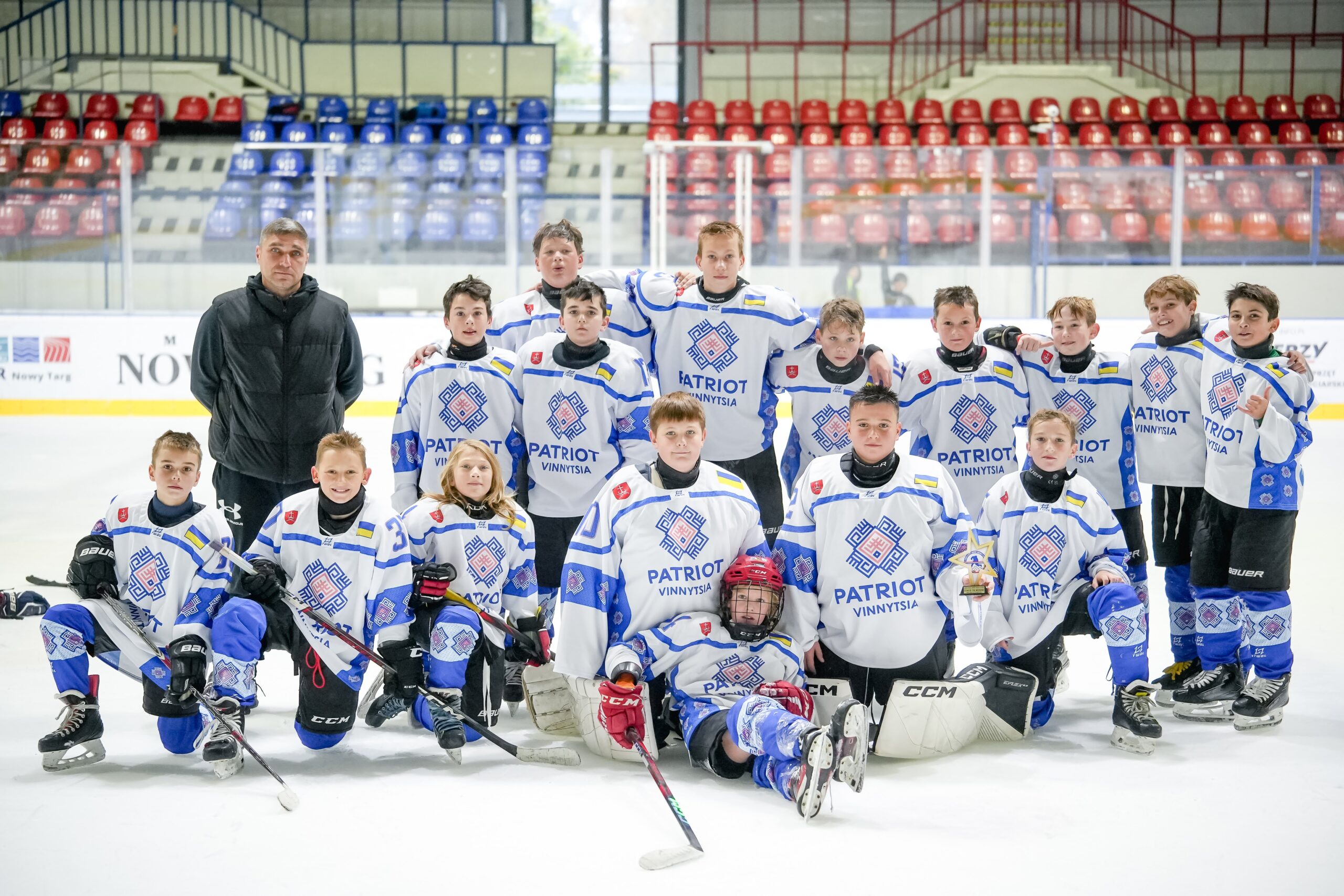 Patriot U13 on the Carpathian Junior Hockey League